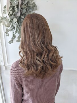 ボアップ 難波店(boappu) #透明感カラー#ミルクティー#ケアブリーチ