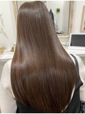 酸熱トリートメント×マロンベージュ