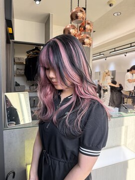 ジルバイジゼル(JILL by GiseL) K_ミルクティーレイヤーダブルカラーインナーカラーケアブリーチ