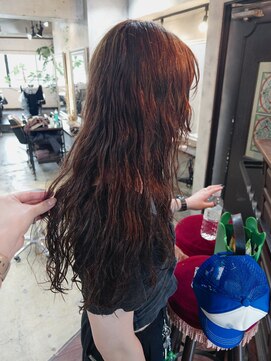 アンリ(Henri) 【かしむら】ブリーチ/ブリーチカラー/ケアブリーチ/暖色カラー