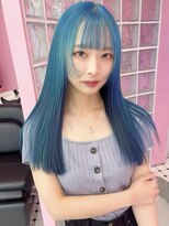 ミテ ナゴヤ(mite nagoya)&nbsp;水色カラー / インナーカラー / デザインカラー / 名駅