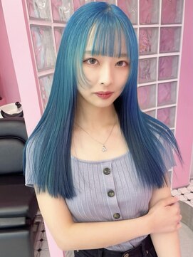 ミテ ナゴヤ(mite nagoya) 水色カラー / インナーカラー / デザインカラー / 名駅