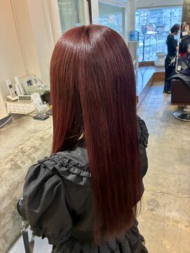 ピエドプールポッシュ(PiED DE POULE POCHE) レッドカラー