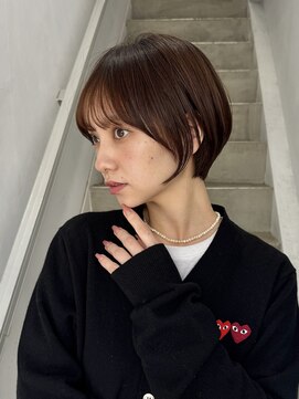 クロト(Clotho) ショートカット/髪質改善縮毛矯正白髪ぼかしレイヤーカラーボブ