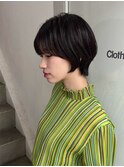 ショートカット/髪質改善縮毛矯正白髪ぼかしレイヤーカラーボブ