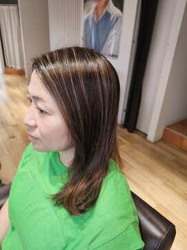 アルス ウィズ アクロス オモテサンドウ(aluss with AKROS omotesando) 大人3Dハイライト白髪ぼかし