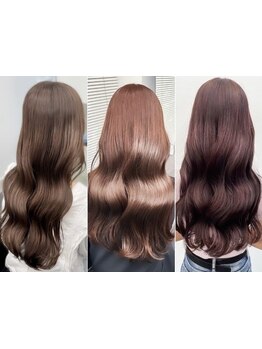 話題の髪質改善カラーで艶感のある最旬カラーもnix-free WB.にお任せ♪自分史上最高のサラ艶髪☆