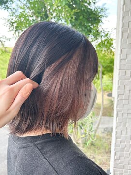 Wカラー　チョコレートブラウン