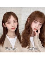 フィーネ 吉祥寺(Fi -Ne)&nbsp;プラチナプルエクステ80本＋カラーで作るミディアムロング