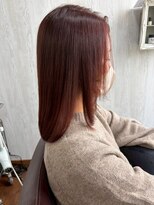 コルテ 倉敷西坂店(CoRte.)&nbsp;フェイスレイヤー/ローレイヤー/カシスブラウン/美髪ストレート