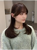 縮毛矯正/くびれヘア/顔周りカット/髪質改善