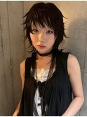 ハッシュカット/レイヤーカット/ブリーチカラー/ダブルカラー