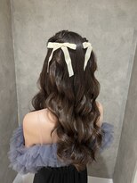 フェリーチェ 六本木店(Felice)&nbsp;ハーフツイン　ダウンスタイル　パーティーヘア　お出かけ