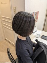アンプヘアー 六地蔵店(unpeu hair)&nbsp;まとまるショートボブ【宇治 六地蔵】