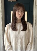 【小顔効果◎】韓国風レイヤー×透明感カラー