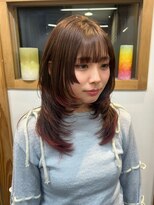 エト(eto)&nbsp;お顔周りも可愛いたっぷりレイヤースタイル デザインカラー
