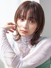 アッシュ 二俣川南口店(Ash) シースルー/外ハネ/ミディアムレイヤー