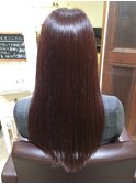 【艶髪シリーズ】ピンクレッドの艶