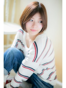 モッズ ヘア 福岡姪浜店(mod's hair) シンプルカワイイ☆まろやかボブb
