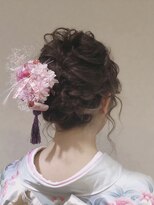 スーパーカット 元町店(SUPER CUT)&nbsp;２０１９年成人式アレンジ（編み込み）