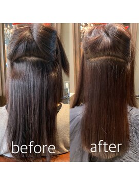 ロアナ 六本木(LOANA ROPPONGI) 梅雨が来る前に縮毛矯正でボリュームを抑え、縮毛矯正