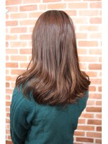 シュガービー(SUGAR-B)&nbsp;【SUGAR-B】艶感がいいラベンダーベージュミディ