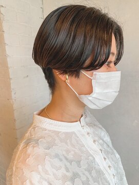 ベルビアンカ(Belle BIANCA) Belle BIANCA ハンサムショート/流し前髪/小顔  by マツモト