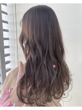 ジーナ 博多(Zina) 【Zina】マロンベージュ/かきあげ/スローカラー/20代30代40代