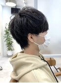 ひし形シルエット骨格補正◎束感カット、マッシュウルフ！