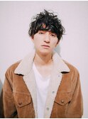 無造作メンズパーマ