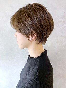 アイティーバイアルバム 下北沢店(IT by ALBUM) クールショート_ショコラベージュボブルフベビーバング_ba351111