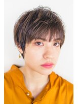 ピズム(PISM) 小顔ラウンドマッシュショート/ショコラベージュ/ベビーバング