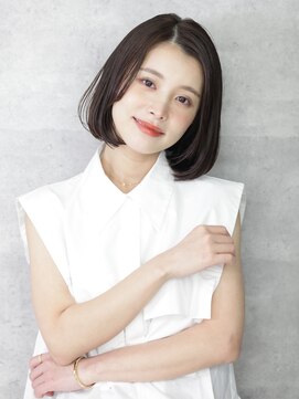 ソシエ アヴェダ さいたま新都心店(SOCIE AVEDA) ワンカールボブ/ナチュラルボブ［さいたま新都心駅/髪質改善]