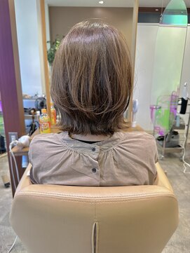 インビテーション 名古屋(invitation) ◎くびれボブ/透明感グレージュ