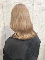 サクラ オモテサンドウ(SAKURA)&nbsp;透明感抜群！ブリーチ2回のミルクティーベージュ　表参道