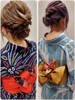 ヘアーフォトギフト(HAIR×PHOTO gift.) 浴衣／創作帯結び