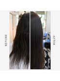 髪質改善ストレート