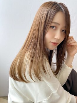 テン 蒲生四丁目(ten=10)の写真/酸性ストレートでダメージレス◇髪に優しく、ツヤ感のある美髪に♪毛先まで潤う自然な仕上がりに感動☆