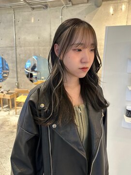 ローウェ 表参道(Louwe) フェイスフレーミングカラー/グレー