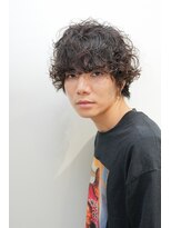 ルックグッドストア タカラヅカ(LOOK GOOD STORE TAKARAZUKA)&nbsp;アッシュブラックウルフ波巻きパーマ0506