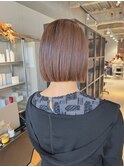 切りっぱなしボブ