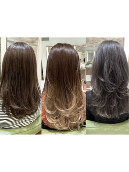 髪質/クセ/骨格を計算してデザインする似合わせレイヤーカット★ふんわりくびれヘアで小顔効果も◎