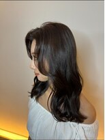 サラジュ 川西店(SARAJU)&nbsp;顔まわりレイヤー×オリーブグレージュ