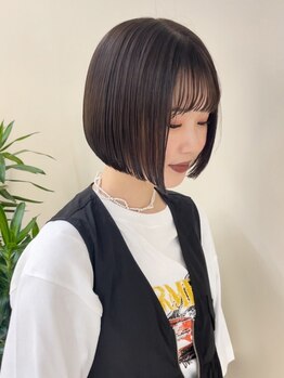 オルカ(orca)の写真/ダメージを圧倒的に抑えた地毛風ストレートで、自分史上1番のうるツヤストレートに♪艶感と手触りに感動☆