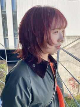 ナループロアボタン(Nalu pu loa BOTAN) レイヤーボブ/ボブレイヤー/顔まわりレイヤー