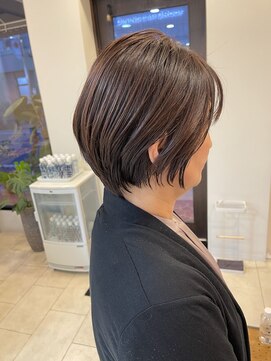 スープ 柏(Soup'e) 30代/40代/50代 簡単スタイリング!ショートボブ