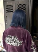 ブルーカラーネイビーカラーブルージュダブルカラーケアブリーチ