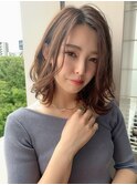 【BOTANIUM byRrSALON】大人ミディアム☆ナチュラルハイライト☆