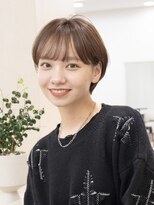 ガーデンヨコハマ(GARDEN YOKOHAMA) ショート ショートボブ ハイライトカラー 縮毛矯正 夏