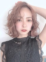 ベルヘアーデザイン 堺東(Belle hair Design)&nbsp;韓国風レイヤーカットアディクシーカラーオリーブグレージュ堺東